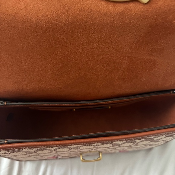 Coach Studio Shoulder Bag In Signature Jacquard With Penguin Motif - Picture 7 of 10